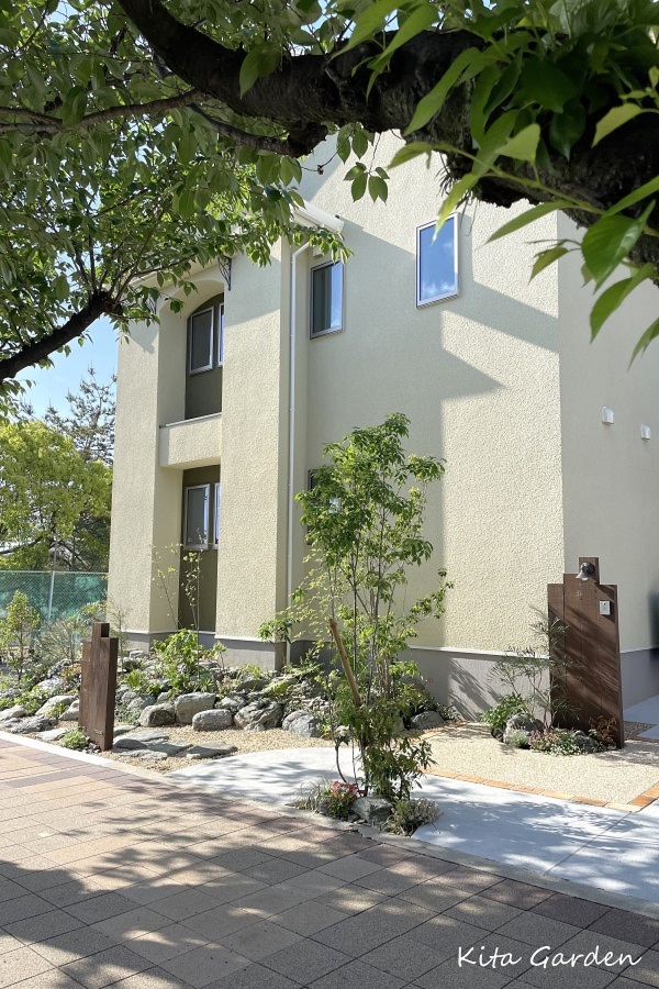 兵庫県西宮市H様邸の新築外構工事