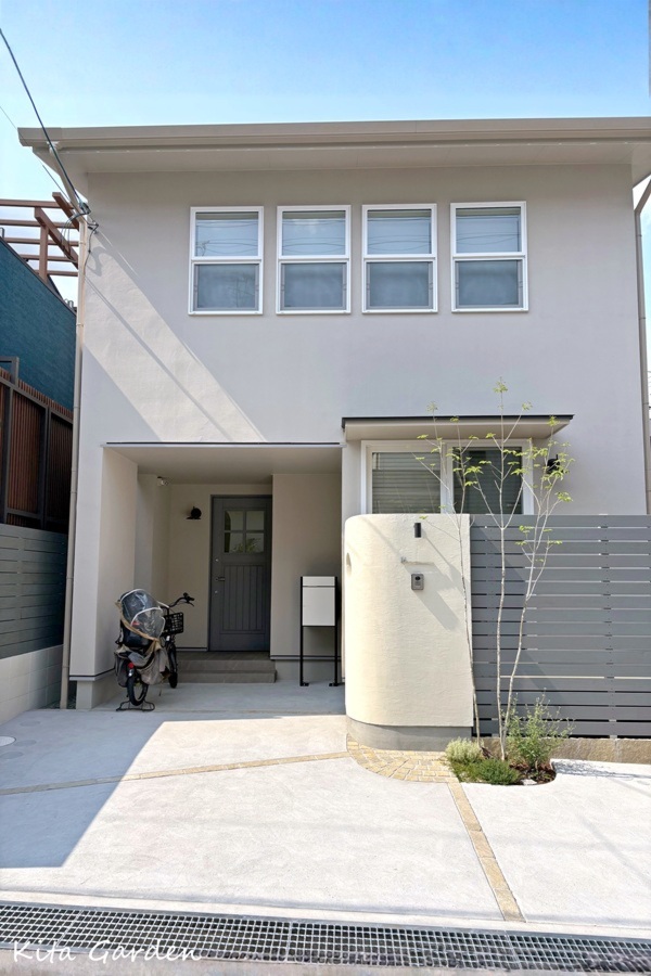 兵庫県西宮市T様邸の新築外構と庭工事