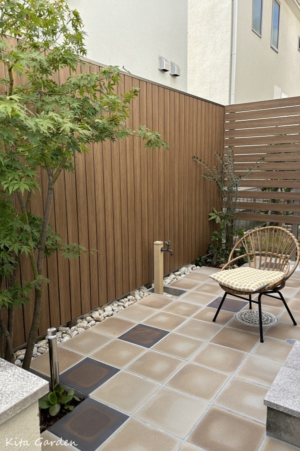 兵庫県尼崎市I様邸の庭リフォーム工事