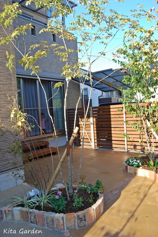 奈良県S様邸の庭と外構リフォーム工事