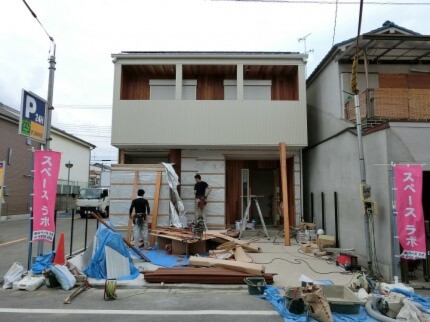 大阪守口市モデルハウスの外構工事
