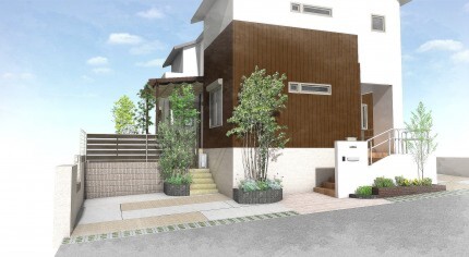 茨木市S様邸庭と外構リフォームのプラン図面