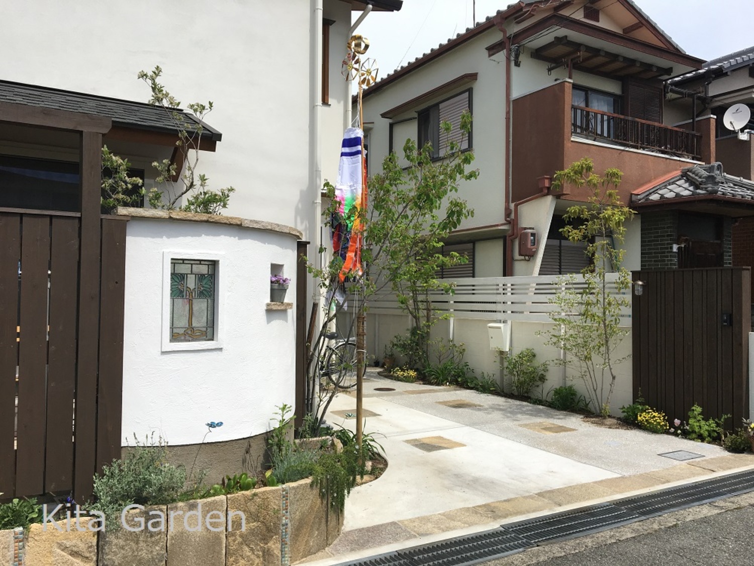 兵庫伊丹市M様邸の新築外構と庭