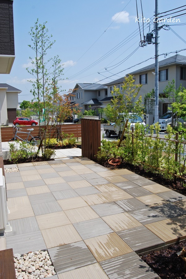 三田市の庭と外構のリフォーム工事