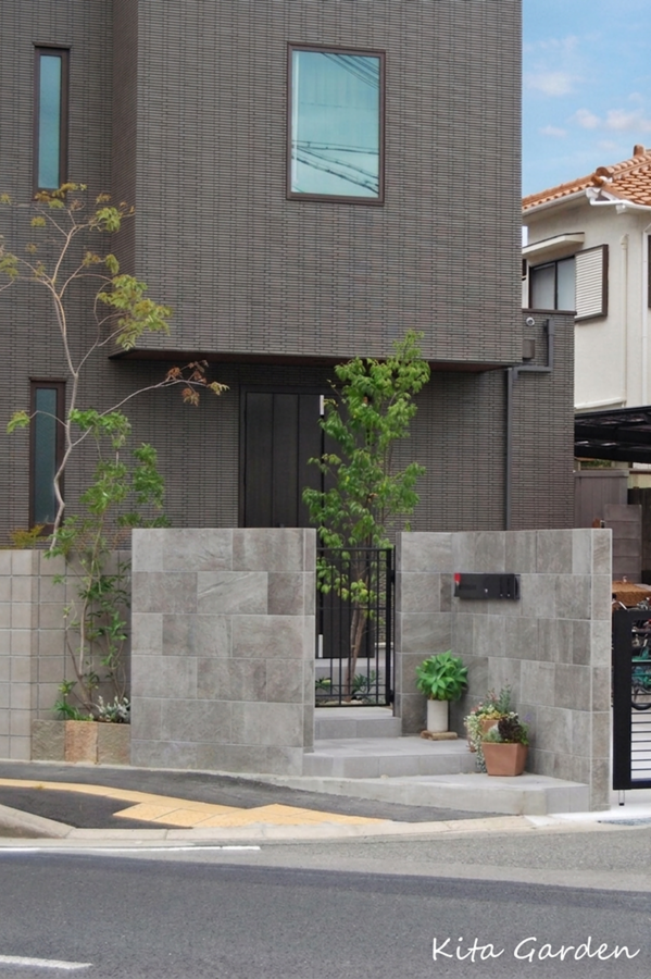 伊丹市F様邸の新築外構と庭工事