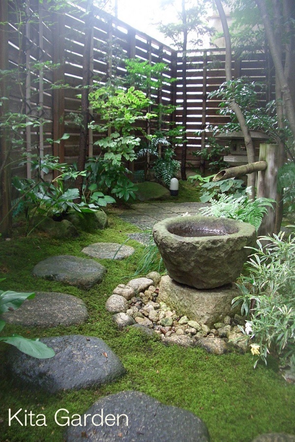 大阪府大阪市の苔庭