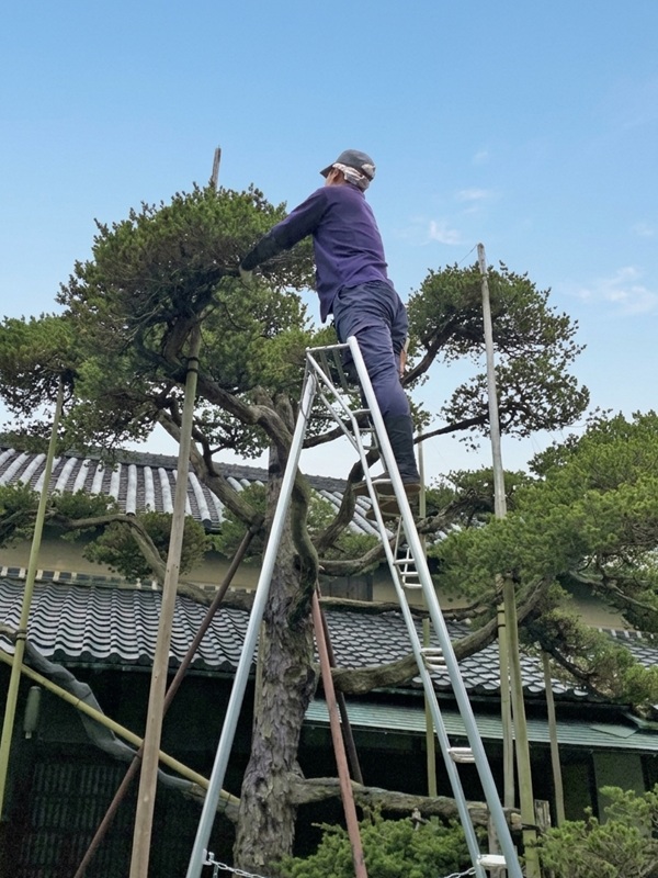 長尾さんの作業風景