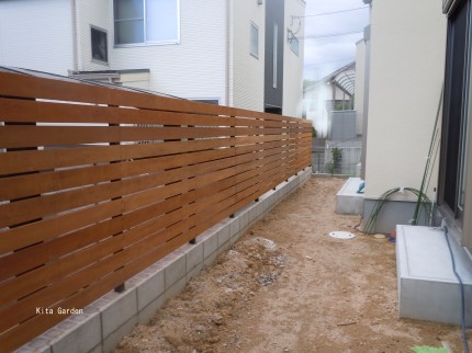 宝塚市の庭工事
