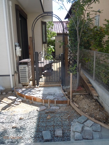 西宮市の外構リフォーム工事