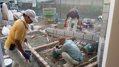北ガーデンプロデュース展示場工事