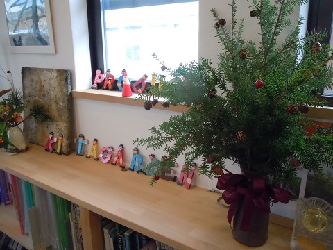 北ガーデンプロデュース展示場のクリスマスの飾り