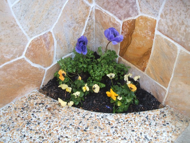 大阪の外構の植栽工事