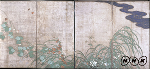 酒井抱一の「夏秋草図屏風」