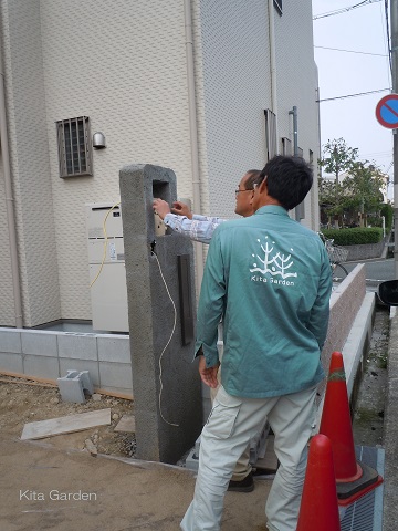 伊丹市の新築外構工事