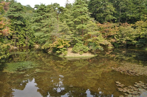 修学院離宮の浴龍池