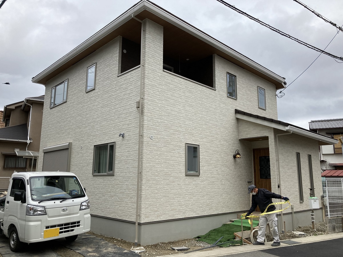 伊丹市の新築外構工事