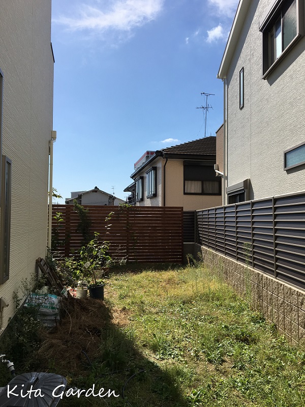 大阪豊中市の庭リフォーム施工事例