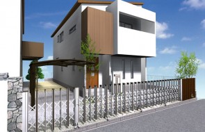吹田市の新築外構のプラン図面