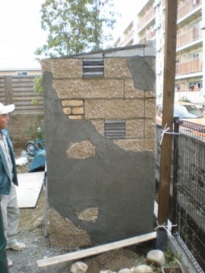 尼崎市のオリジナルのガーデン物置工事