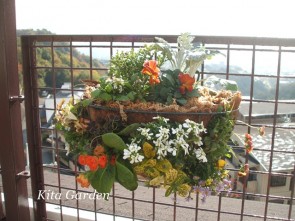 芦屋市のハンギングガーデン