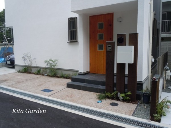 豊中市の無添加住宅の外構