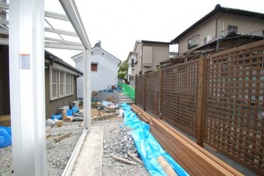 豊中市の庭リフォーム工事