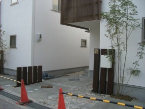大阪池田市の新築外構