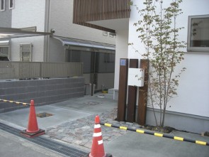 大阪池田市の新築外構
