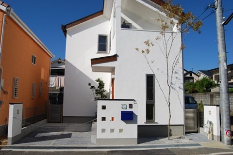 伊丹市のシンプル外構