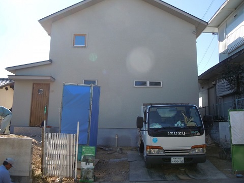 神戸市の新築外構施工前