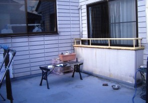 大阪の屋上のリフォーム施工前
