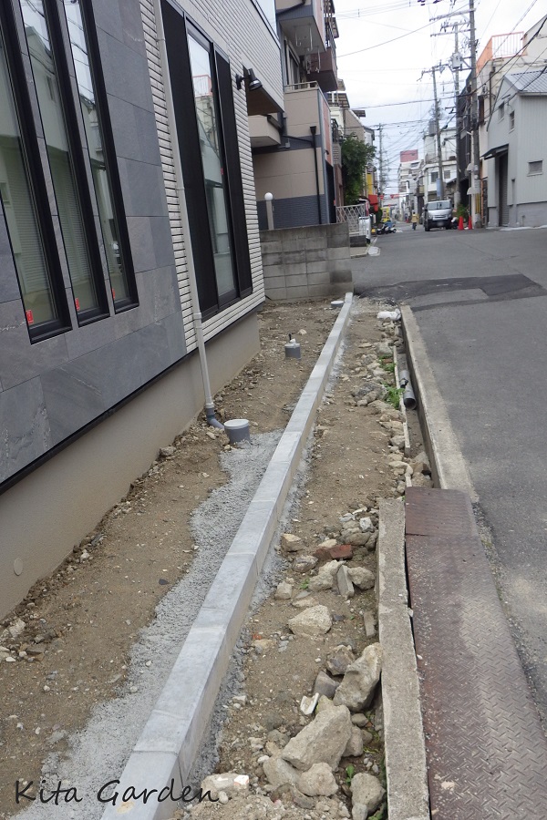 東大阪市の新築外構工事