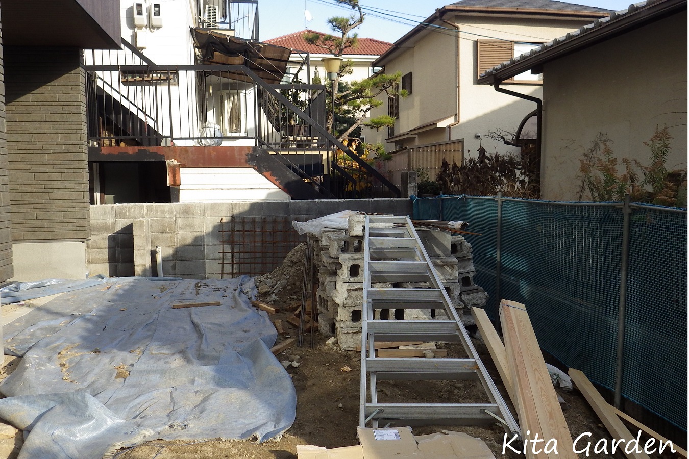 西宮市の新築庭工事