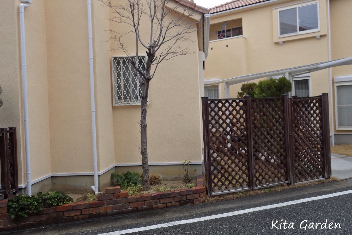 伊丹市の外構の花壇リフォーム工事