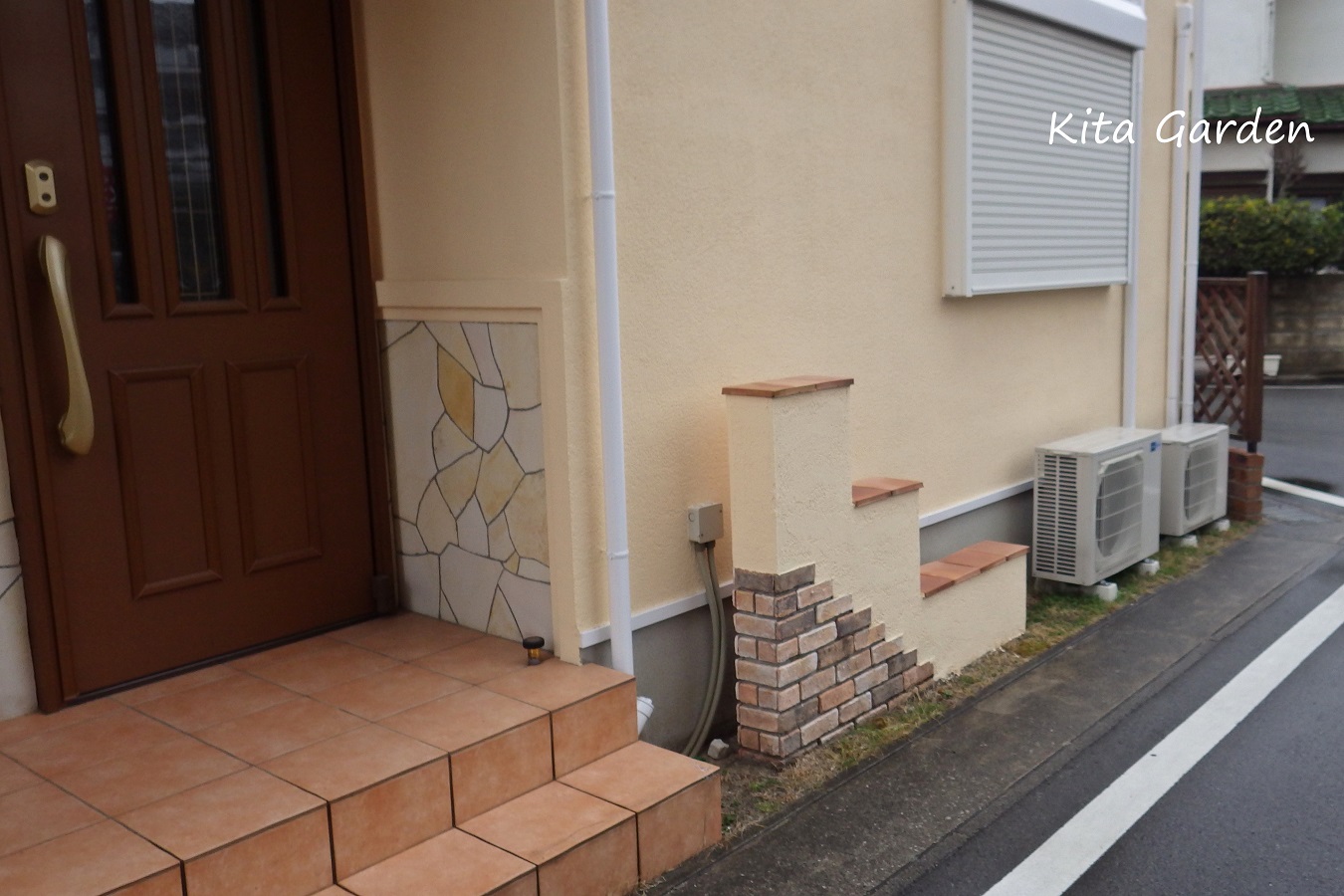 伊丹市の玄関アプローチ工事