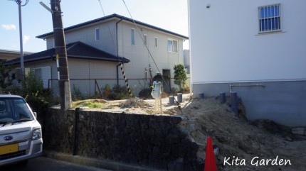 吹田市の新築外構工事