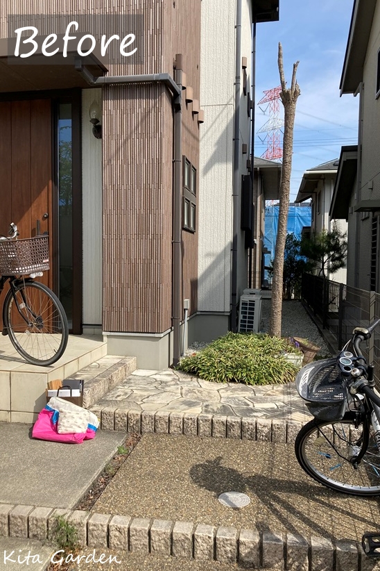 京田辺市の自転車置き場リフォーム工事