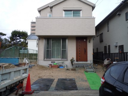 西宮市の新築外構工事