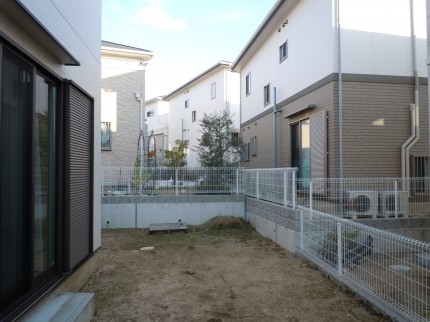土のお庭のリフォーム工事