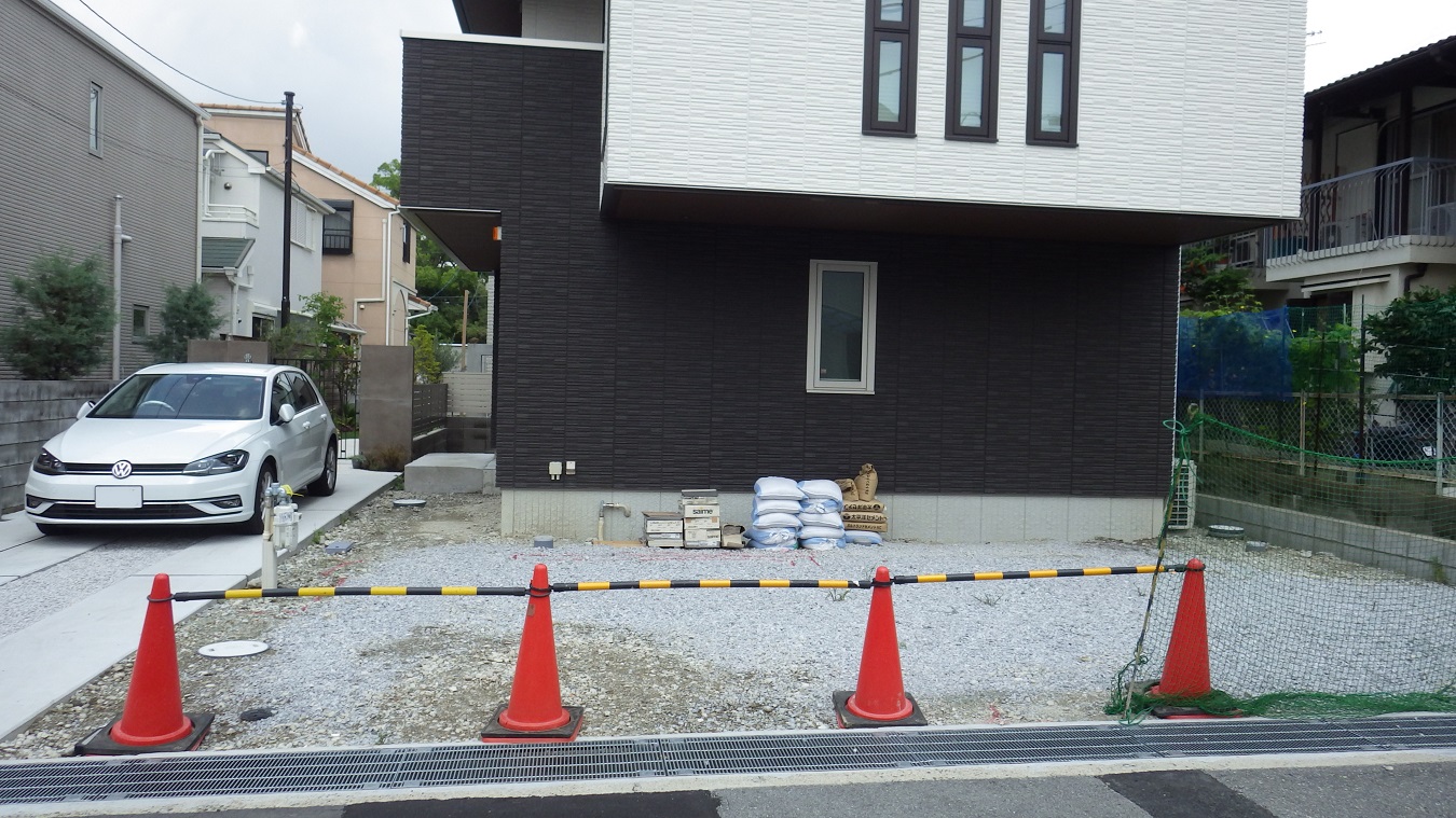 伊丹市の外構門まわりの工事