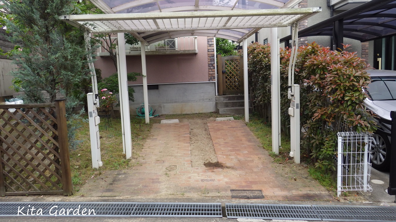 西宮市の外構ガレージリフォーム