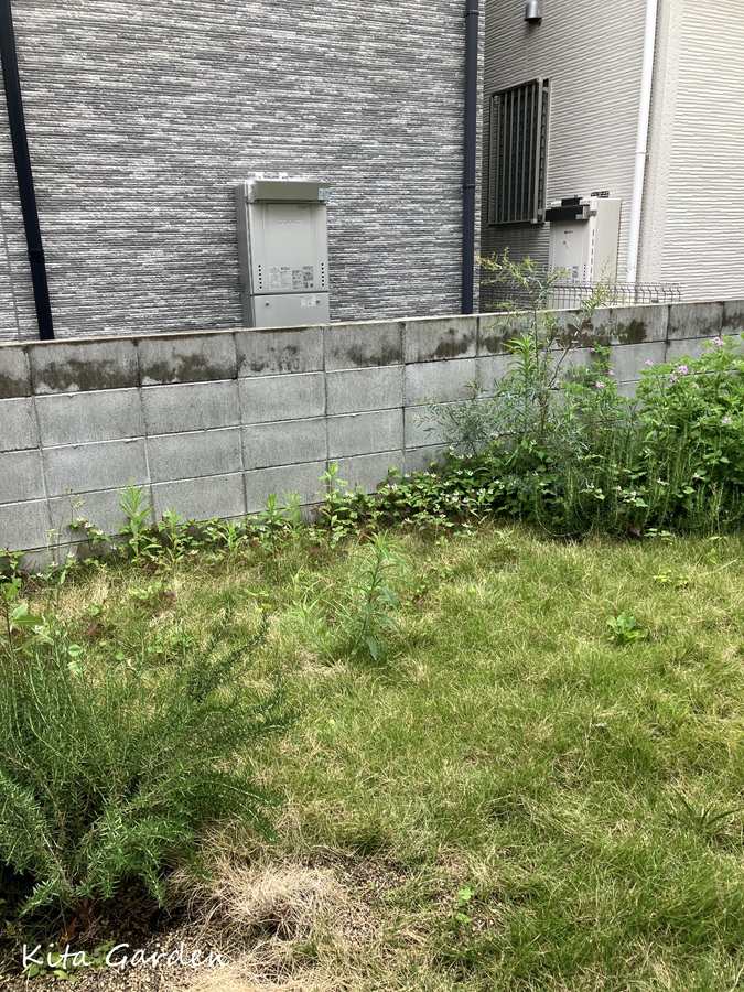 尼崎庭リフォームの目隠し工事