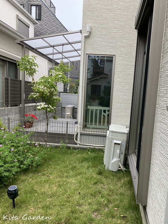 庭のリフォームの移植