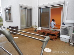 茨木市の庭リフォーム施工例