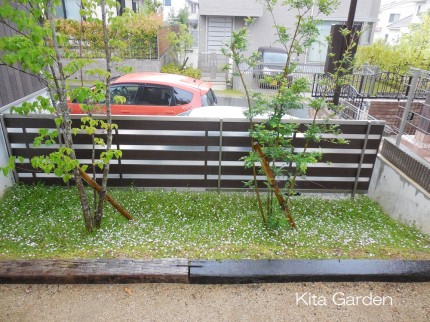 茨木市でのお庭と外構リフォーム施工例