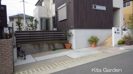茨木市での外構リフォーム工事