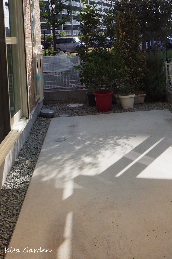 伊丹市の庭リフォーム工事