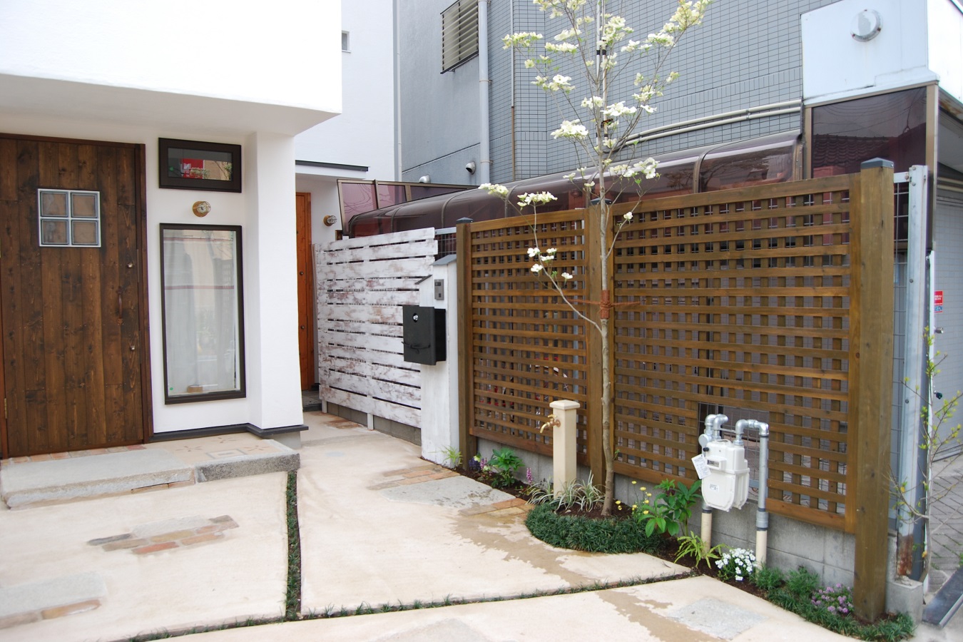 西宮市のかわいい外構
