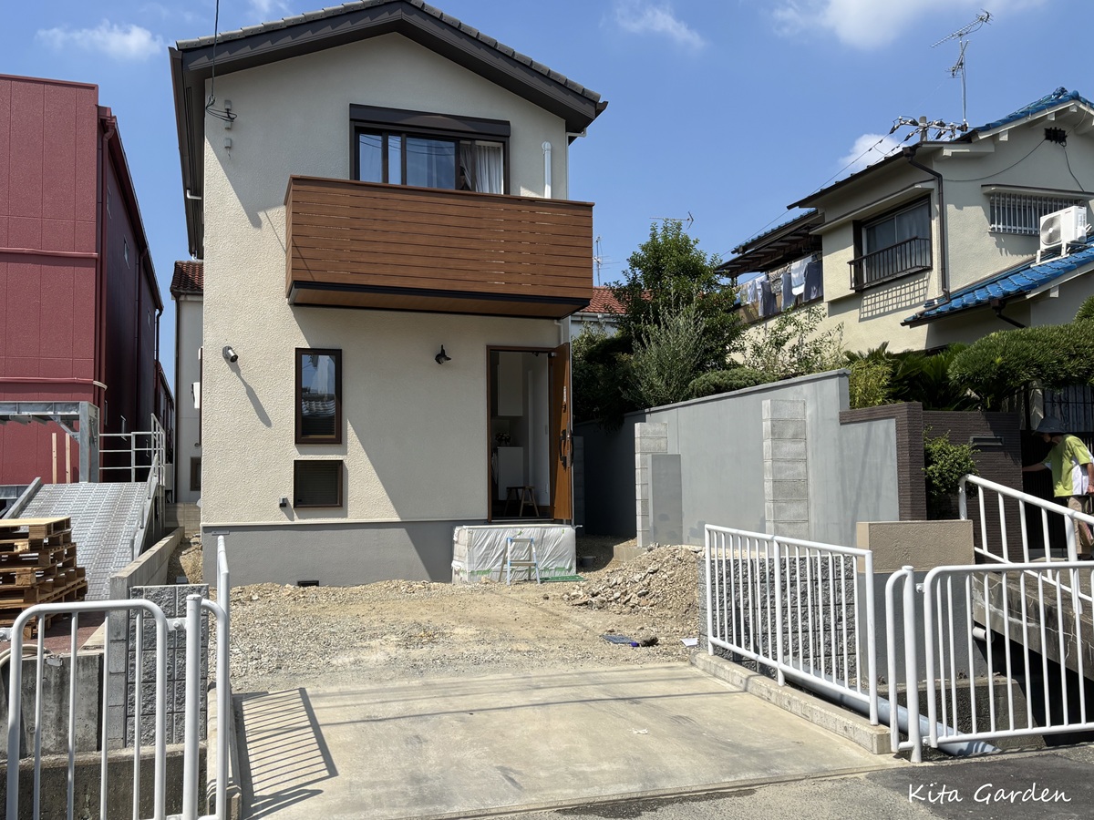 尼崎市の新築外構工事