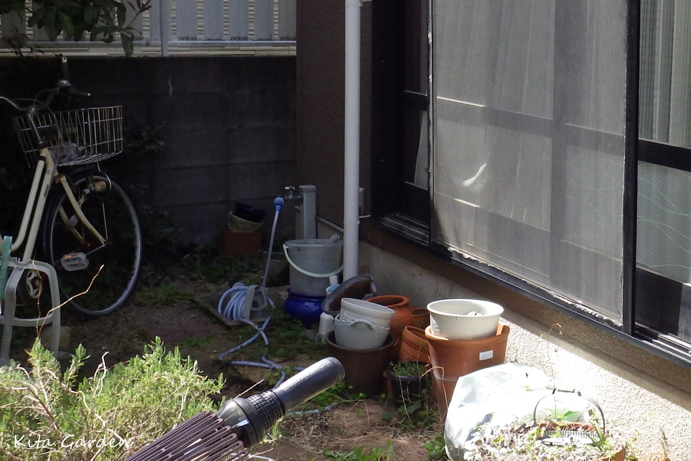 お庭のリフォーム施工前